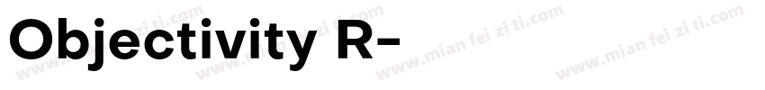 Objectivity R字体转换